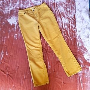 Liz Claiborne Hepburn high Rise Marigold jeans